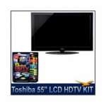 Toshiba 55  1080p LED HDTV w/ Net TV + High-performance HDTV Hook-up & Maintenance Kit